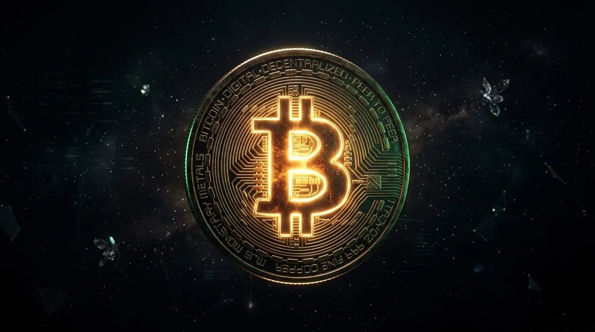 A Bitcoin coin